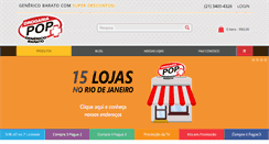 Desktop Screenshot of drogariapop.com.br