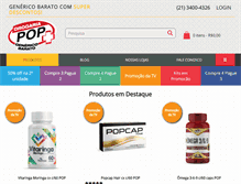 Tablet Screenshot of drogariapop.com.br